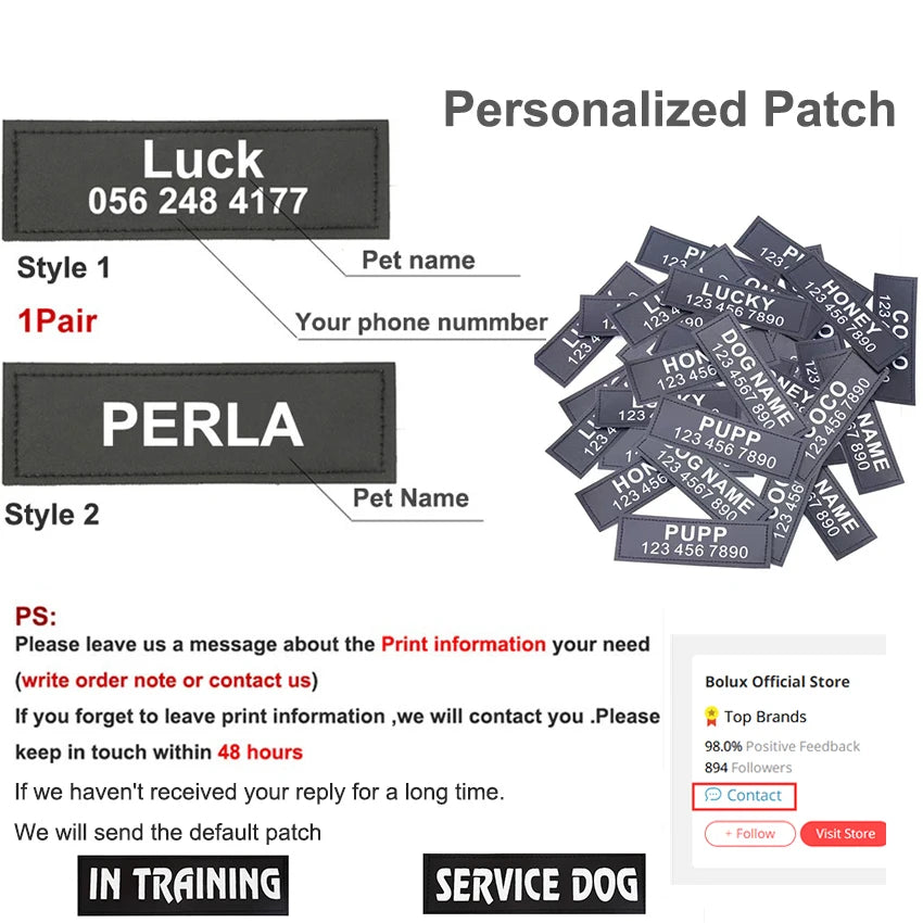 Personalized Dog Harness