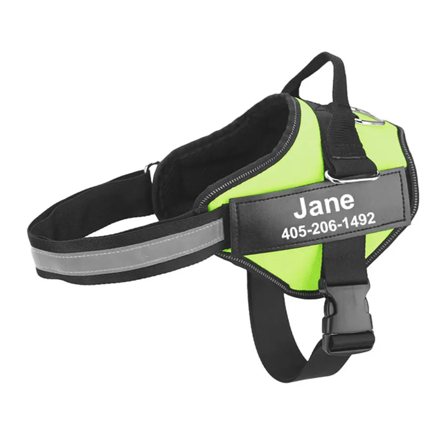 Personalized Dog Harness Reflective