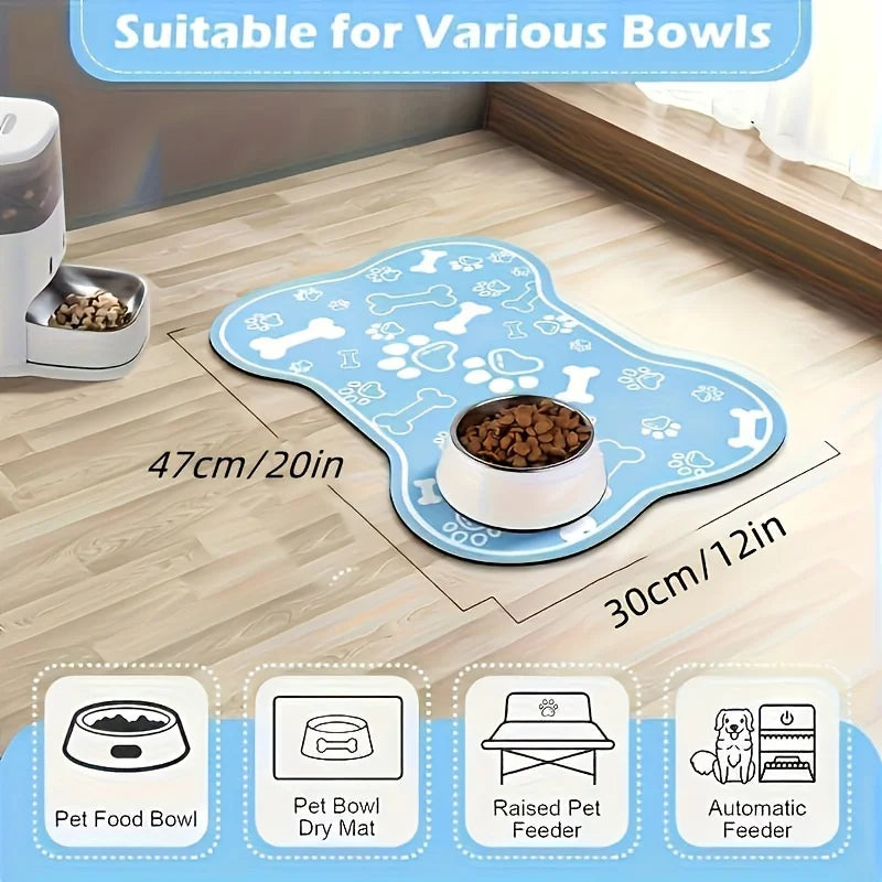 Pet Feeding Mat - Non slip and Scratch resistant