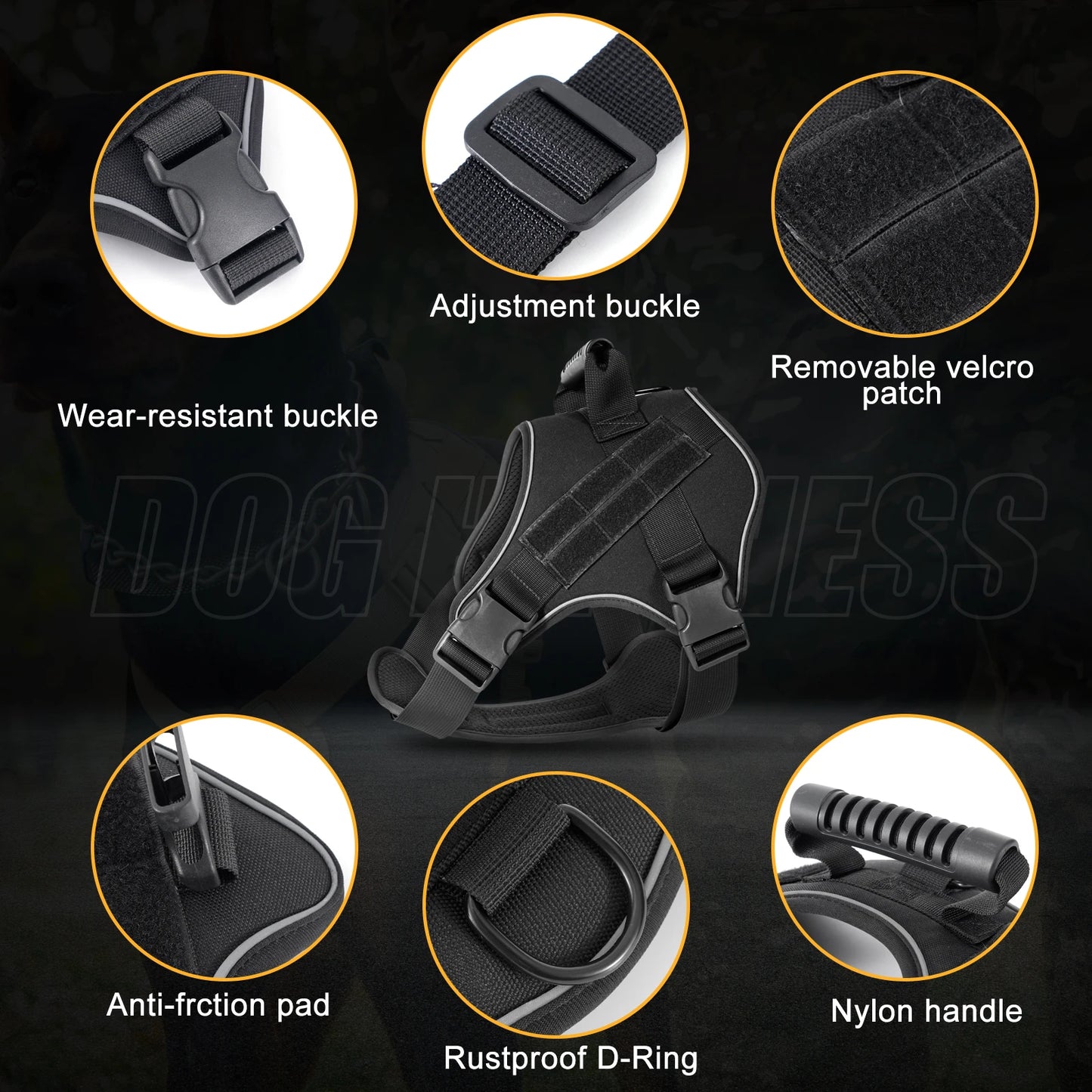 Tactical Dog Harness