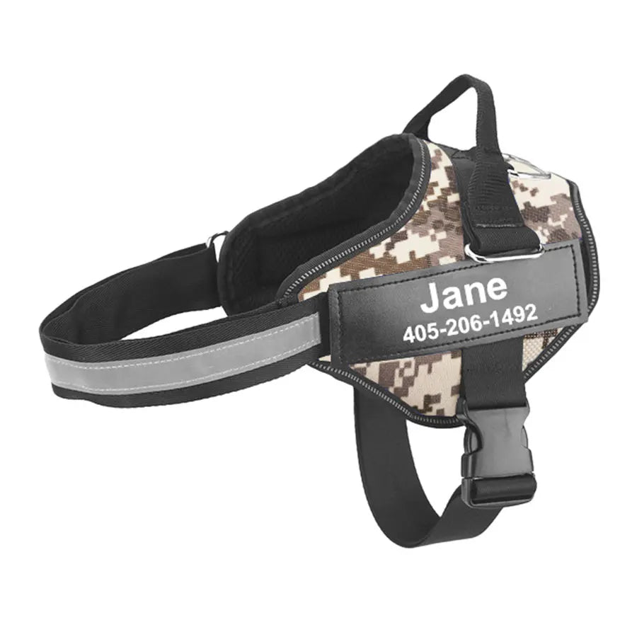 Personalized Dog Harness Reflective