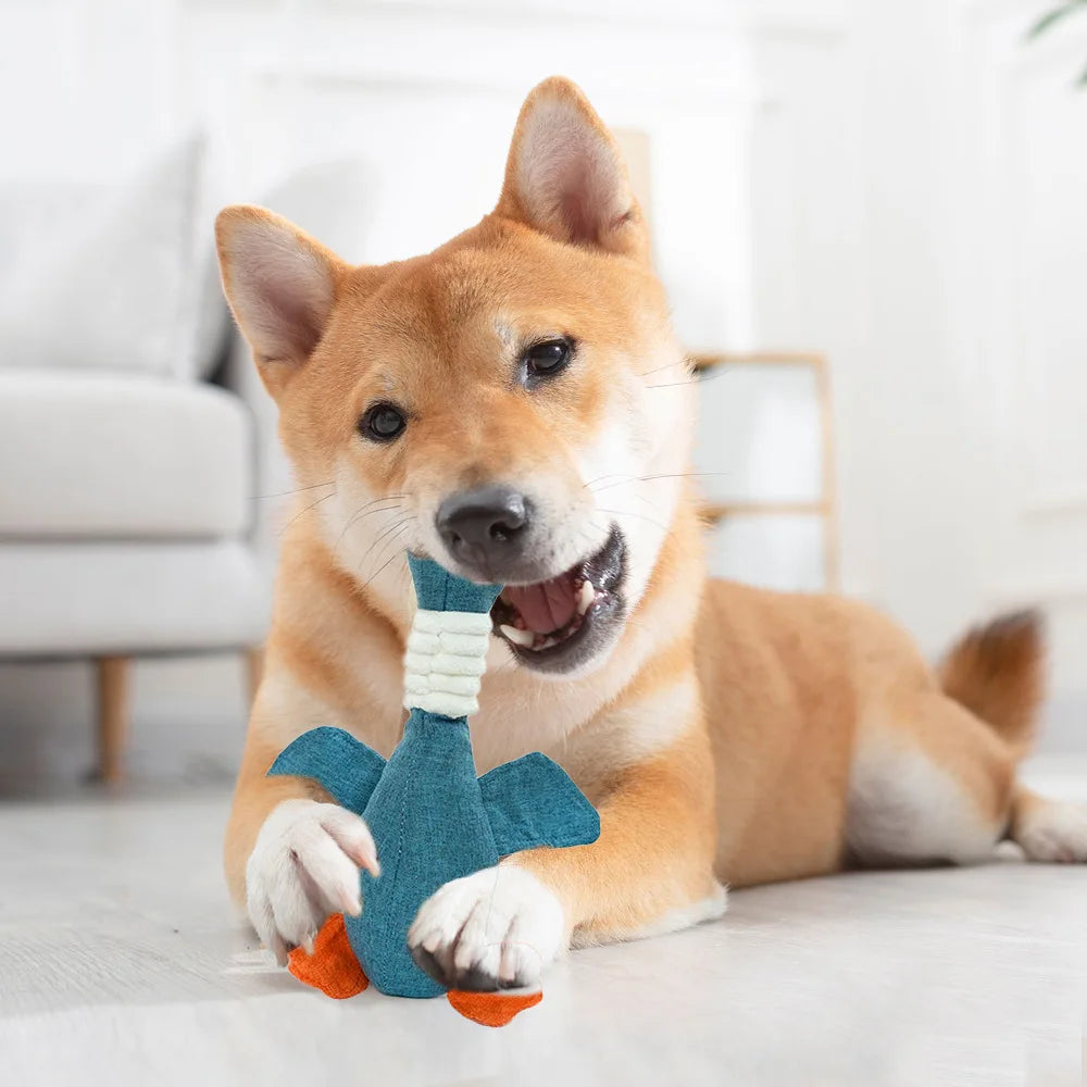 Pet Toys Geese Sound Bite Resistant Teeth