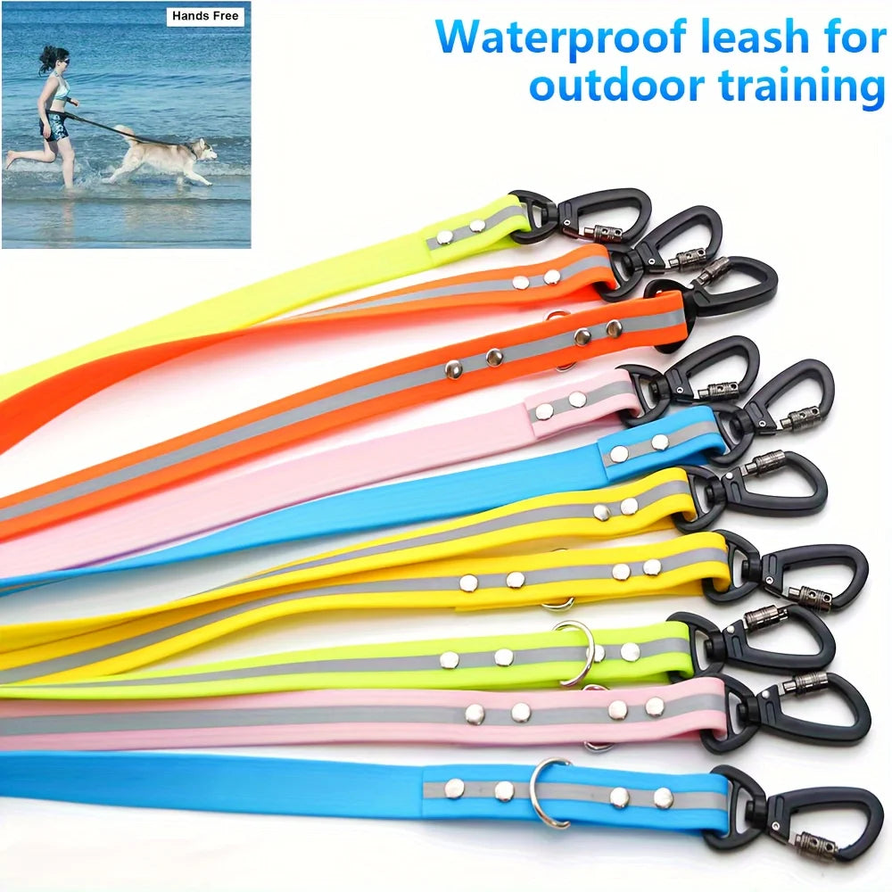 pvc waterproof dog leash, Sturdy outdoor