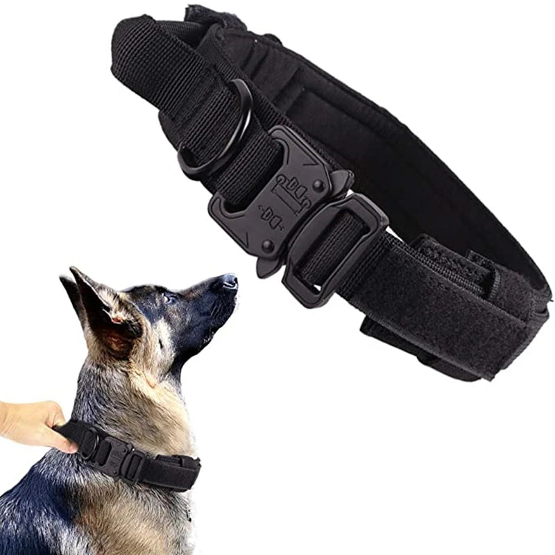 Durable Tactical Dog Collar and Leash