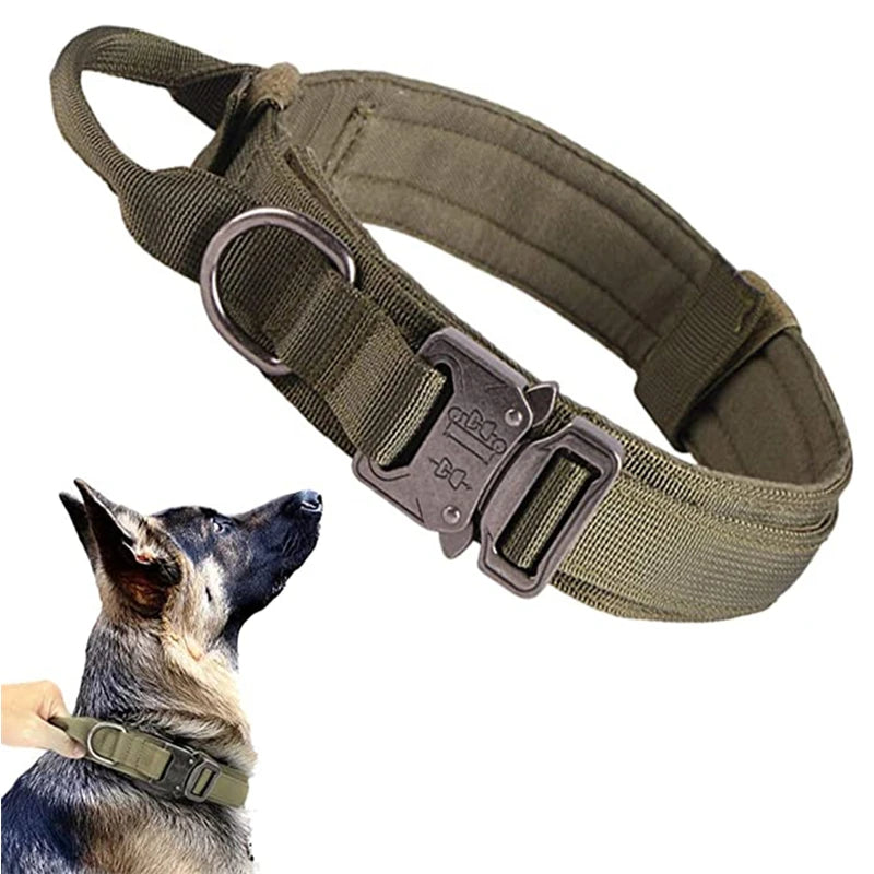 Durable Tactical Dog Collar and Leash