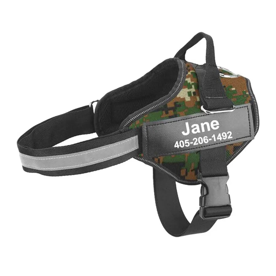 Personalized Dog Harness Reflective