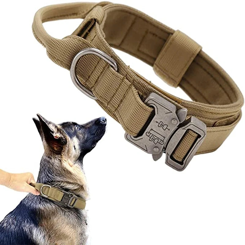 Durable Tactical Dog Collar and Leash