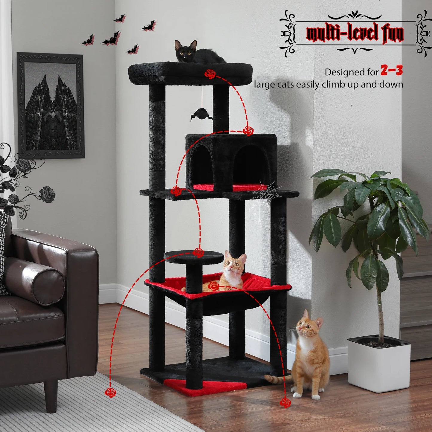 Environment & Cat-Friendly Gothic Cat Tree