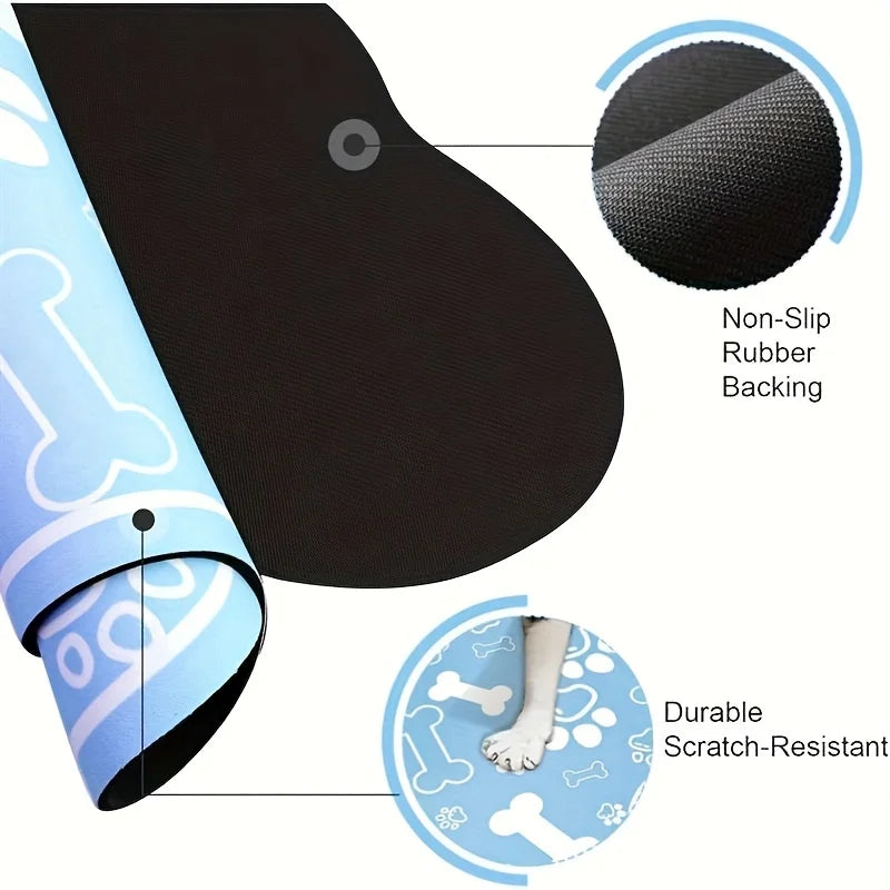 Pet Feeding Mat - Non slip and Scratch resistant