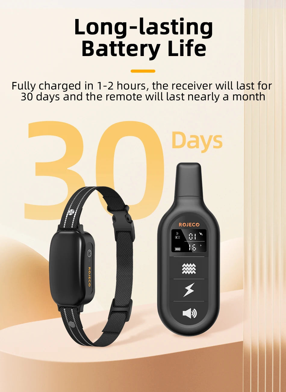 ROJECO Electric Dog Training Collar Digital