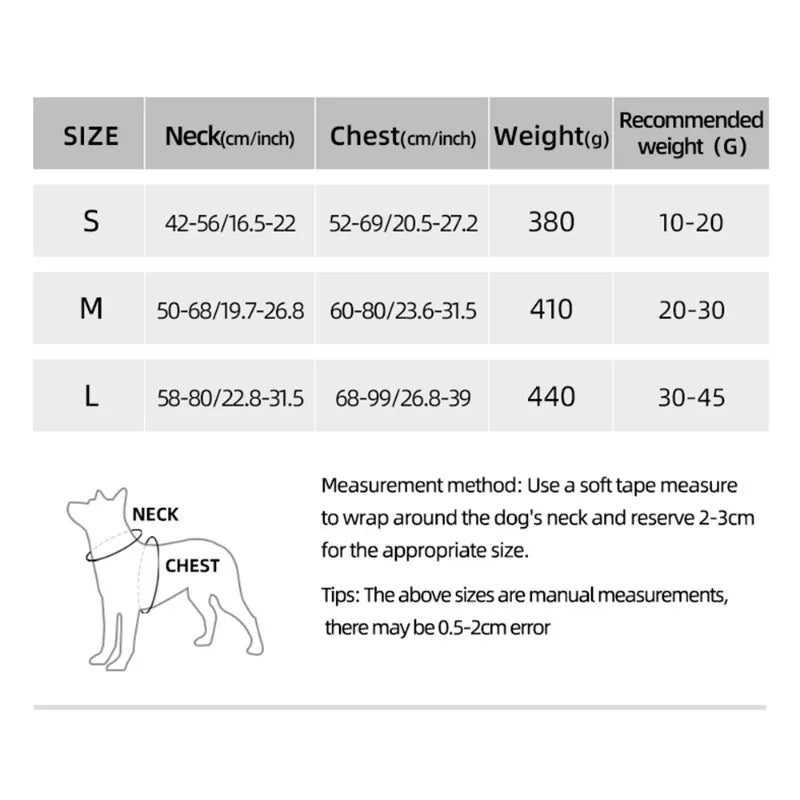 Dog Leash Chest and Back Pet