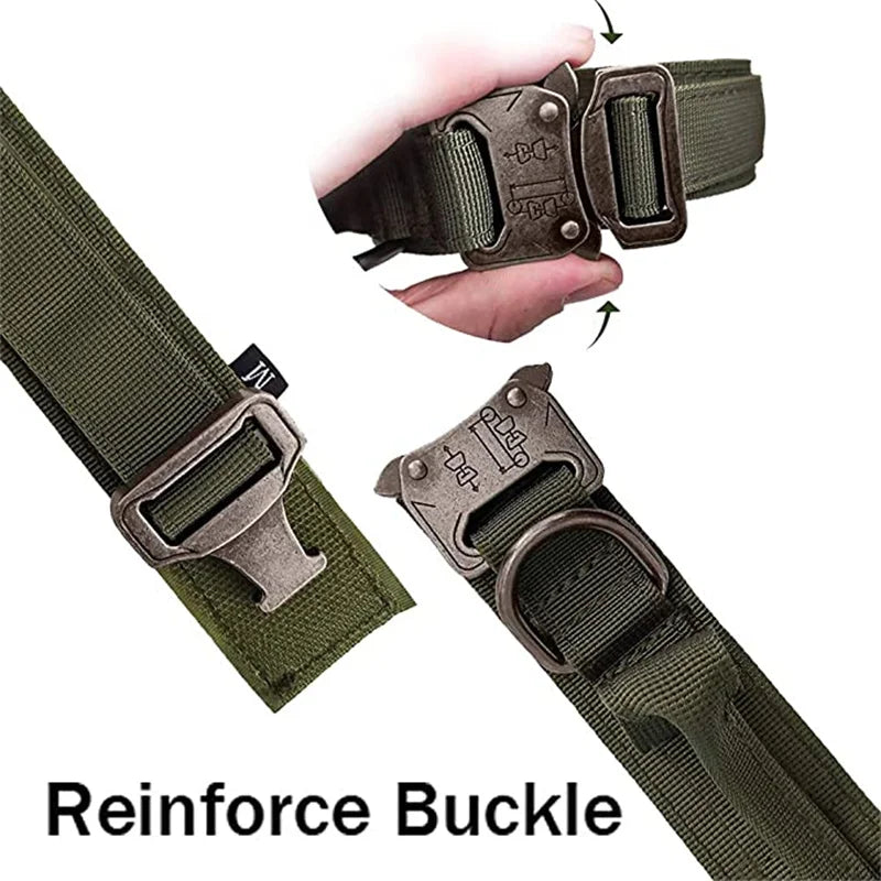 Durable Tactical Dog Collar and Leash