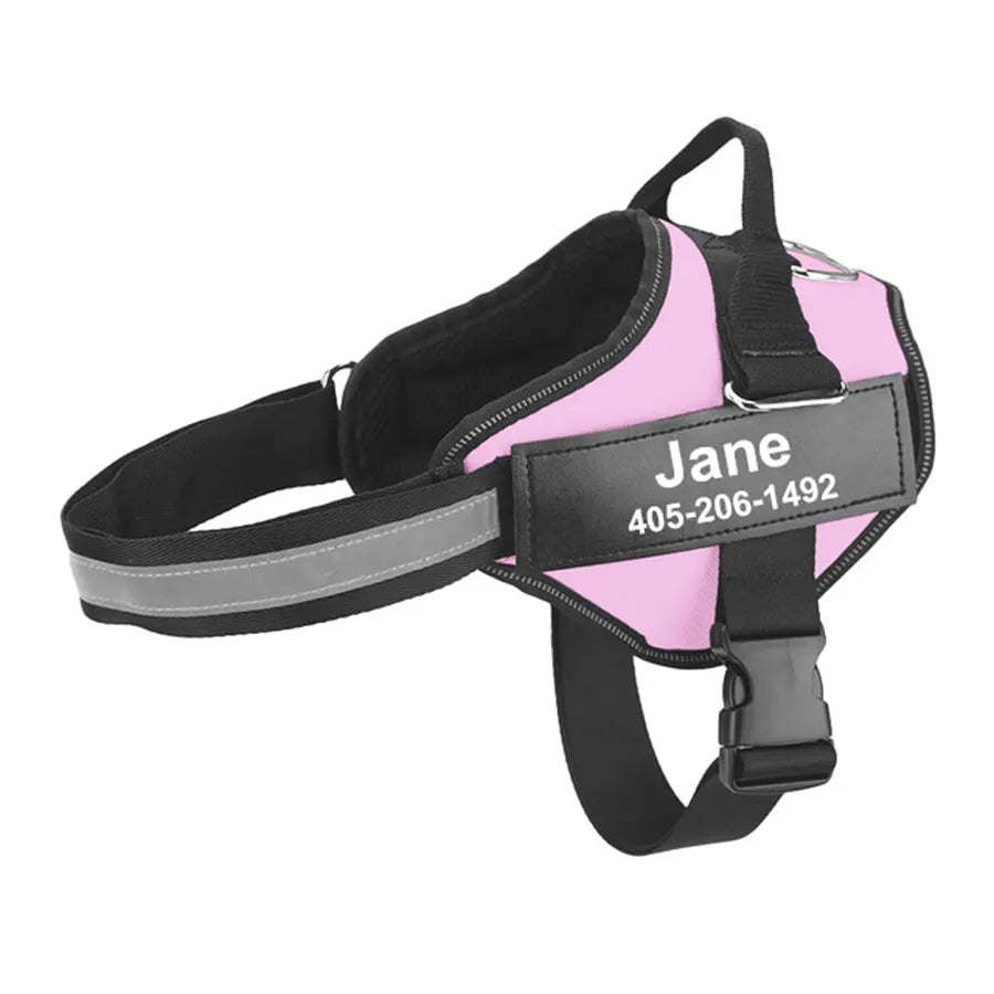 Personalized Dog Harness Reflective