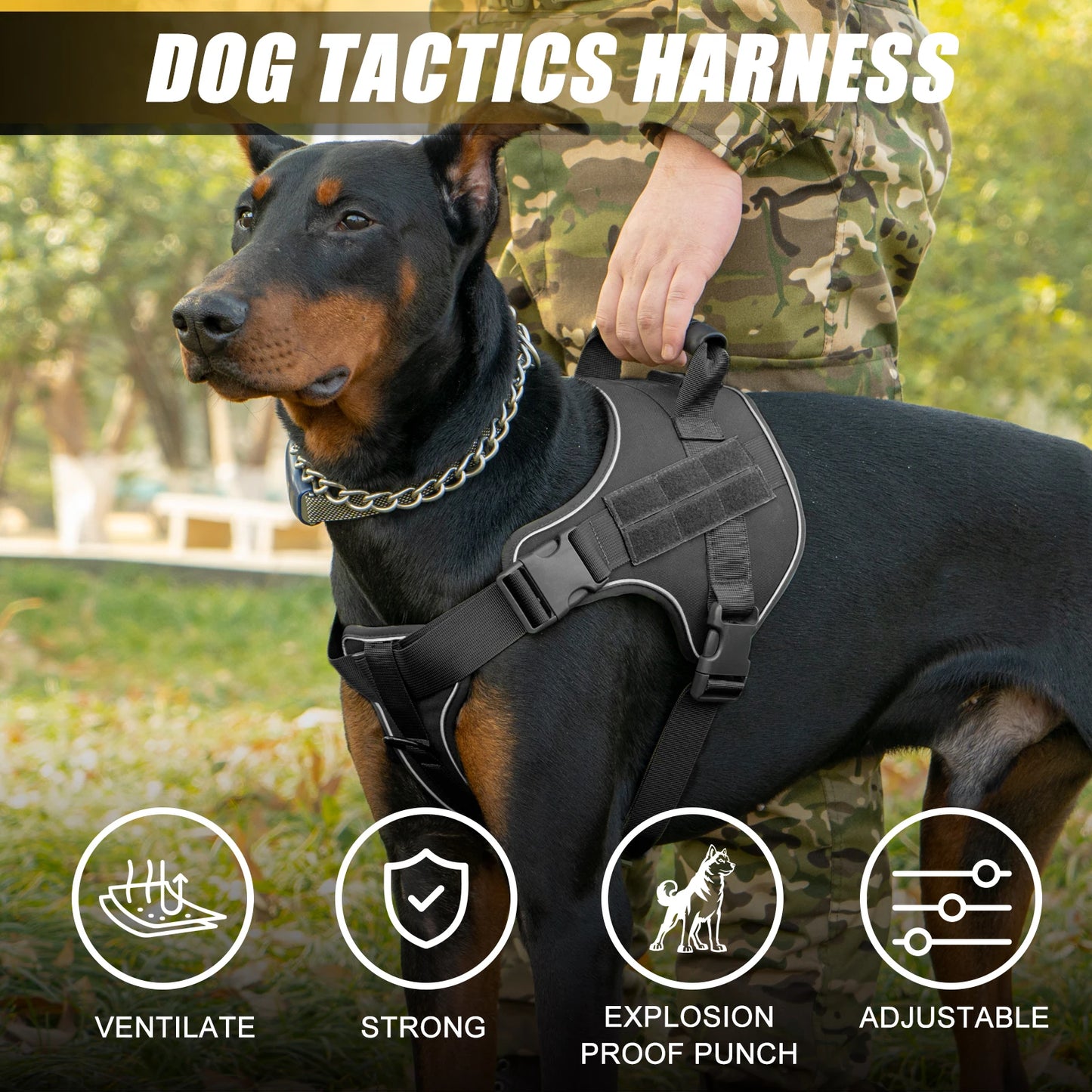 Tactical Dog Harness