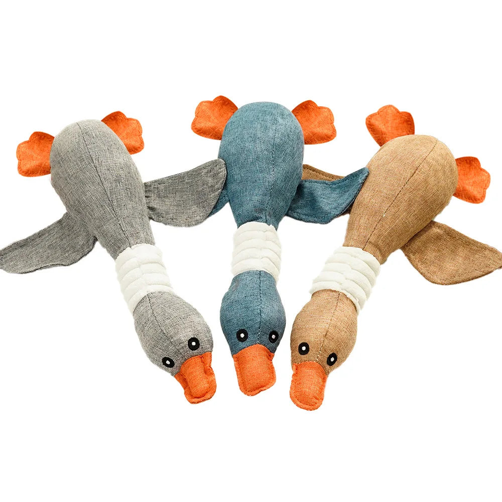 Pet Toys Geese Sound Bite Resistant Teeth